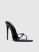 Donatella Mule - Glazed Noir - FEMME LA