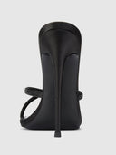 Donatella Mule - Noir Satin - FEMME LA