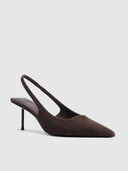 G55 Slingback - Suede Coco - FEMME LA