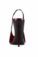 G63 Slingback 120 - Burgundy - FEMME LA