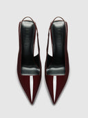 G63 Slingback 120 - Burgundy - FEMME LA