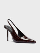G63 Slingback - Exotic Burgundy - FEMME LA