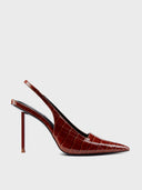G63 Slingback - Exotic Cognac - FEMME LA