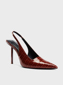 G63 Slingback - Exotic Cognac - FEMME LA