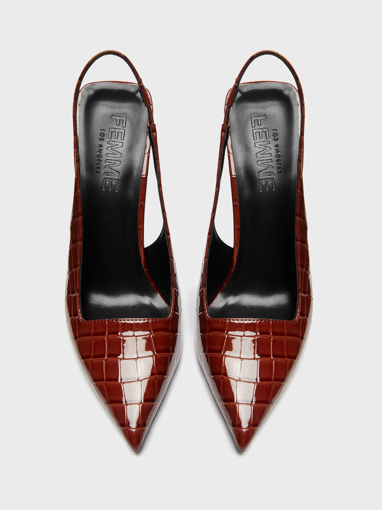 G63 Slingback - Exotic Cognac | FEMME LA