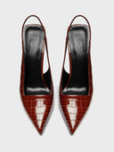 G63 Slingback - Exotic Cognac - FEMME LA
