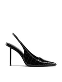 G63 Slingback - Exotic Noir - FEMME LA