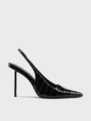 G63 Slingback - Exotic Noir - FEMME LA