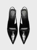 G63 Slingback - Exotic Noir - FEMME LA