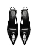 G63 Slingback - Exotic Noir - FEMME LA