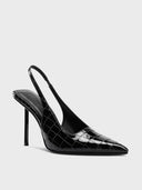 G63 Slingback - Exotic Noir - FEMME LA