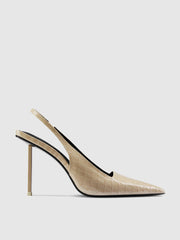 G63 Slingback - Exotic Tan - FEMME LA