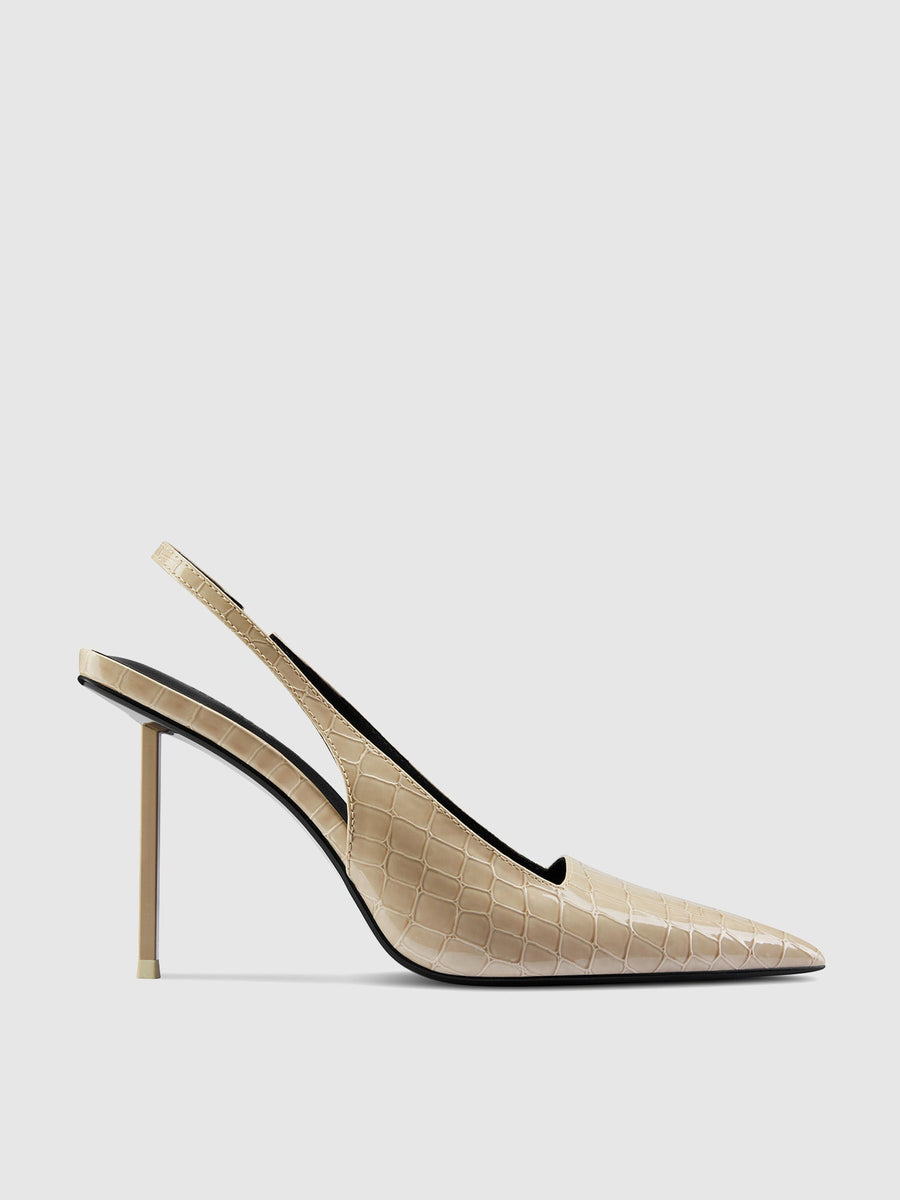 G63 Slingback - Exotic Tan - FEMME LA