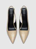G63 Slingback - Exotic Tan - FEMME LA
