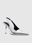 G63 Slingback - Silver - FEMME LA