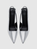 G63 Slingback - Silver - FEMME LA