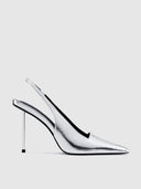 G63 Slingback - Silver - FEMME LA