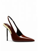 G63X Slingback 120 - Brown Two Tone - FEMME LA