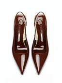 G63X Slingback 120 - Brown Two Tone - FEMME LA