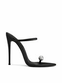Geneva Slipper - Black - FEMME LA