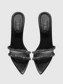 George V Slipper - Nero - FEMME LA