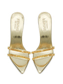 George V Slipper - Oro - FEMME LA
