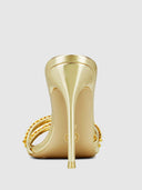 George V Slipper - Oro - FEMME LA