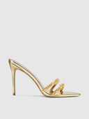 George V Slipper - Oro - FEMME LA