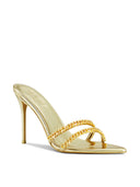 George V Slipper - Oro - FEMME LA