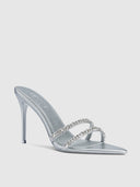 George V Slipper - Platinum - FEMME LA