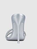 George V Slipper - Platinum - FEMME LA