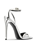 GG Heel - Mirrored Silver - FEMME LA