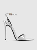 GG Heel - Mirrored Silver - FEMME LA