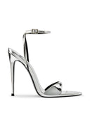 GG Heel - Mirrored Silver - FEMME LA