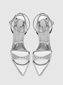 GG Heel - Mirrored Silver - FEMME LA