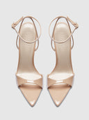 GG Heel - Patent Nude - FEMME LA