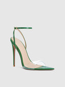 GG Heel Patent & PVC - Fall Forest - FEMME LA