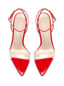 GG Heel Patent & PVC - Rouge - FEMME LA