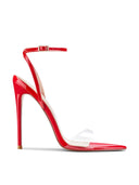 GG Heel Patent & PVC - Rouge - FEMME LA