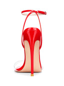 GG Heel Patent & PVC - Rouge - FEMME LA