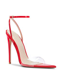 GG Heel Patent & PVC - Rouge - FEMME LA