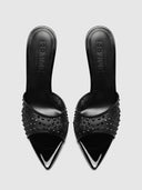 Gianni - Mesh Diamonds - Black - FEMME LA