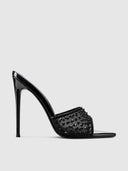 Gianni - Mesh Diamonds - Black - FEMME LA