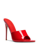 Gianni Patent Mule - Rouge - FEMME LA