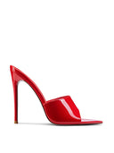 Gianni Patent Mule - Rouge - FEMME LA