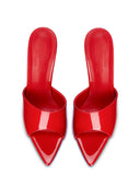 Gianni Patent Mule - Rouge - FEMME LA