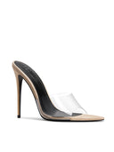 Gianni Suede Mule - Desnuda - FEMME LA