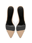 Gianni Suede Mule - Desnuda - FEMME LA