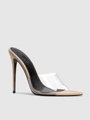 Gianni Suede Mule - Desnuda - FEMME LA