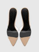 Gianni Suede Mule - Desnuda - FEMME LA